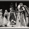 Carrie Nye, George Voskovec [left] and unidentified others in the 1963 American Shakespeare production of Caesar and Cleopatra