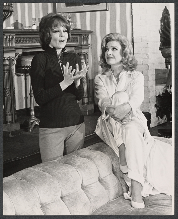 Penny Fuller and Anne Baxter in the stage production Applause - NYPL ...