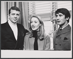 Robert Reed, Jennifer Hilary and Keith Baxter at the first read through for the stage production Avanti!