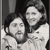 Paul Benedict and Cynthia Harris in rehearsal for the stage production Bad Habits