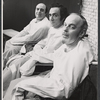 Michael Lombard, F. Murray Abraham, and Emory Bass in rehearsal for the stage production Bad Habits