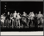 Brandon Maggart, John Gabriel, Arlene Dahl, Janice Lynde, and company during curtain call for the stage production Applause