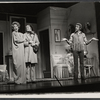 Arlene Dahl, Janice Lynde, and unidentified actor in the stage production Applause