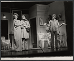 Arlene Dahl, Janice Lynde, and unidentified actor in the stage production Applause