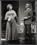 Arlene Dahl and unidentified actor in the stage production Applause
