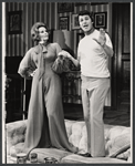 Arlene Dahl and John Gabriel in the stage production Applause