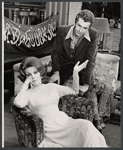 Arlene Dahl and unidentified actor in the stage production Applause