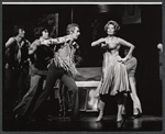 Arlene Dahl and dancers in the stage production Applause