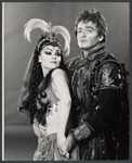 Carmen Alvarez and Hal Holbrook in the stage production The Apple Tree