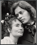 Kathleen Widdoes and Raul Julia in the New York Shakespeare Festival stage production As You Like It