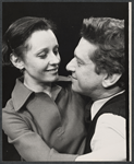 Roberta Maxwell and Brian Murray in the stage production Ashes