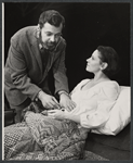 John Tillinger and Roberta Maxwell in the stage production Ashes
