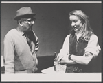 Director Nigel Patrick and Jennifer Hilary in rehearsal for the stage production Avanti!