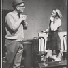 Director Nigel Patrick and Jennifer Hilary in rehearsal for the stage production Avanti!