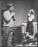 Director Nigel Patrick and Jennifer Hilary in rehearsal for the stage production Avanti!
