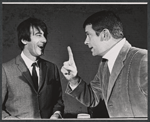 Keith Baxter and Robert Reed in rehearsal for the stage production Avanti!
