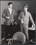 Robert Reed and director Nigel Patrick in rehearsal for the stage production Avanti!