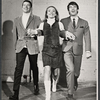 Robert Reed, Jennifer Hilary, and Keith Baxter in rehearsal for the stage production Avanti!