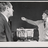 Lareto Caringi and director Nigel Patrick in rehearsal for the stage production Avanti!