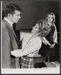 Robert Reed, Betsy von Furstenberg, and Jennifer Hilary in rehearsal for the stage production Avanti!