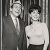 Herschel Bernardi and unidentified actress during rehearsal for the stage production Bajour