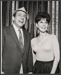 Herschel Bernardi and unidentified actress during rehearsal for the stage production Bajour