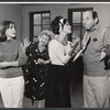 Nancy Dussault, Mae Questel, Chita Rivera, and Herschel Bernardi during rehearsal for the stage production Bajour