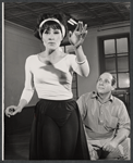 Chita Rivera and Herschel Bernardi during rehearsal for the stage production Bajour