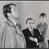 Fritz Weaver, Martin Gabel, and Inga Svenson in rehearsal for the stage production Baker Street