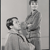 Fritz Weaver and Inga Svenson in rehearsal for the stage production Baker Street