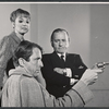 Inga Svenson, Fritz Weaver, and Martin Gabel in rehearsal for the stage production Baker Street