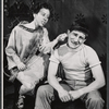Jenny Egan and Phil Bruns in the stage production The Bald Soprano [and] Jack, or the Submission