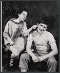 Jenny Egan and Phil Bruns in the stage production The Bald Soprano [and] Jack, or the Submission