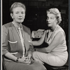 Ann Harding and Betty Field during rehearsal for the stage production Banderol