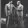 William Bogert and unidentified actor in the stage production Banderol