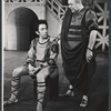Eugene Troobnick and Rex Everhart in the American Shakespeare Festival stage production Androcles and the Lion