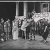 Eugene Troobnick, Kathleen Dabney, Rex Robbins, Charles Cioffi, Rex Everhart [center] and unidentified others in the American Shakespeare Festival stage production Androcles and the Lion