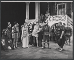 Eugene Troobnick, Kathleen Dabney, Rex Robbins, Charles Cioffi, Rex Everhart [center] and unidentified others in the American Shakespeare Festival stage production Androcles and the Lion