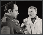 Richard Castellano and Morris Carnovsky in the 1967 American Shakespeare production of Antigone