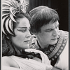 Colleen Dewhurst and Michael Higgins in the New York Shakespeare Festival Central Park stage production Antony and Cleopatra