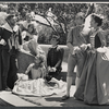 Mitchell Ryan, John Heffernan, K.C. Townsend, Penny Fuller, Richard Benjamin, Richard Jordan, and Paula Prentiss in the New York Shakespeare Festival stage production As You Like It