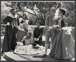 Mitchell Ryan, John Heffernan, K.C. Townsend, Penny Fuller, Richard Benjamin, Richard Jordan, and Paula Prentiss in the New York Shakespeare Festival stage production As You Like It