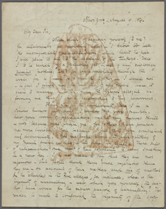 Autograph letter signed to Philip Pendleton Cooke, 9 August, 1846