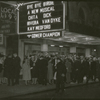 Bye Bye Birdie marquee and opening night crowd