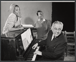 Ketty Lester, Rosetta LeNoire and Vernon Duke in rehearsal for a stage production of Cabin in the Sky