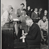 Ketty Lester, Rosetta LeNoire, Vernon Duke and unidentified others in rehearsal for a stage production of Cabin in the Sky