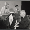 Ketty Lester, Rosetta LeNoire and Vernon Duke in rehearsal for a stage production of Cabin in the Sky