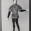 Costume sketch by Adrian for the stage production Camelot