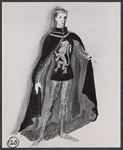 Costume sketch by Adrian for the stage production Camelot