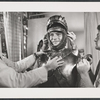 Robert Goulet in costume fitting for the stage production Camelot